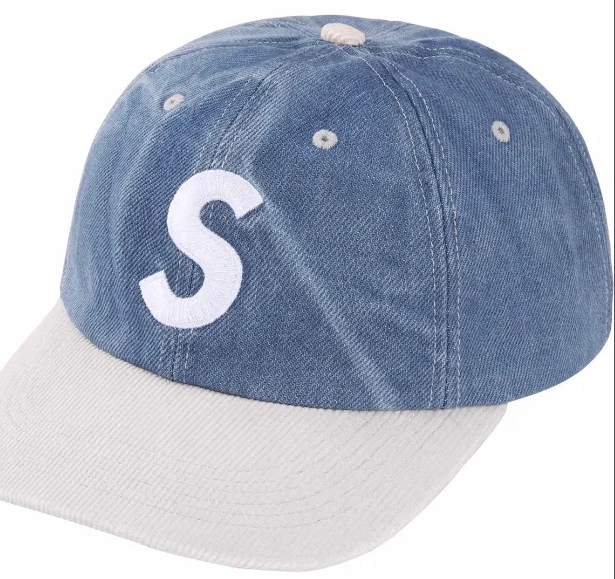 Buckle Retro S Black 6-PANEL Color Embroidered White LOGO 2-TONE Red Khaki Leather 24SS blocked Hat 0502